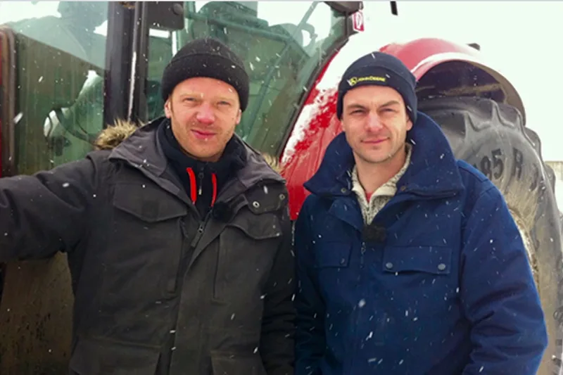 Die deutschen Agrarökonomen Torben Reelfs und Tim Nandelstädt.