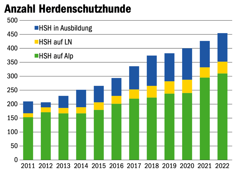 Nicht jeder Betrieb bekommt einen Herdenschutzhund