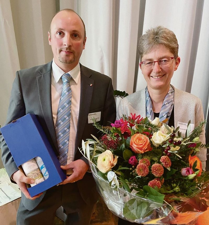 Neu im SBV-Vorstand: Jeanette Zürcher-Egloff aus Edlibach ZG und Damien Humbert-Droz aus Corcelles NE.