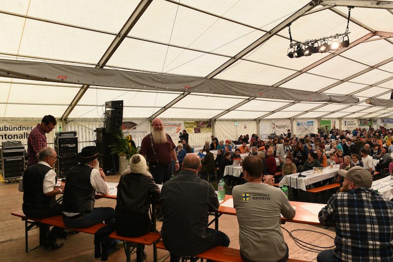 Pius Sidler aus Wattwil hat den schönsten Älpler-Bart
