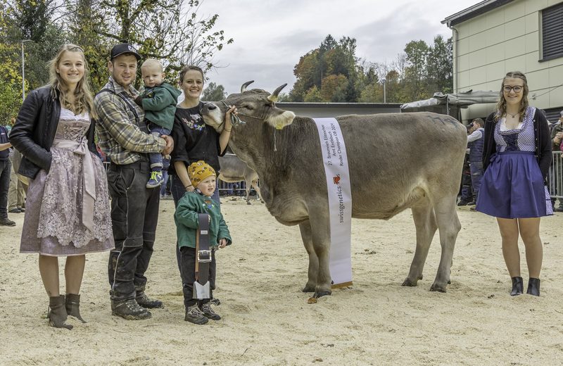 Nun stand Yasmin an der Eliteschau Entlebuch ganz zuoberst