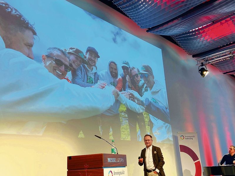 Trendig trotz Tradition: Hilcona-Chef Martin Henck berichtete über das firmeneigene Start-up Green Mountain.