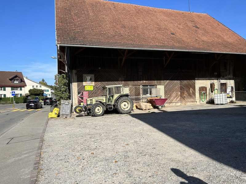 Hühnermobil in der Fruchtfolge