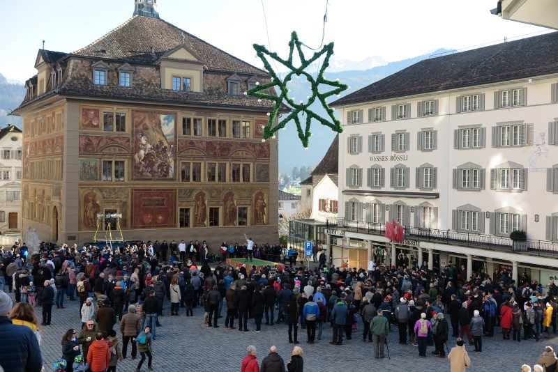 Ziegenzüchter gewinnt das Priis-Chlepfä in Schwyz