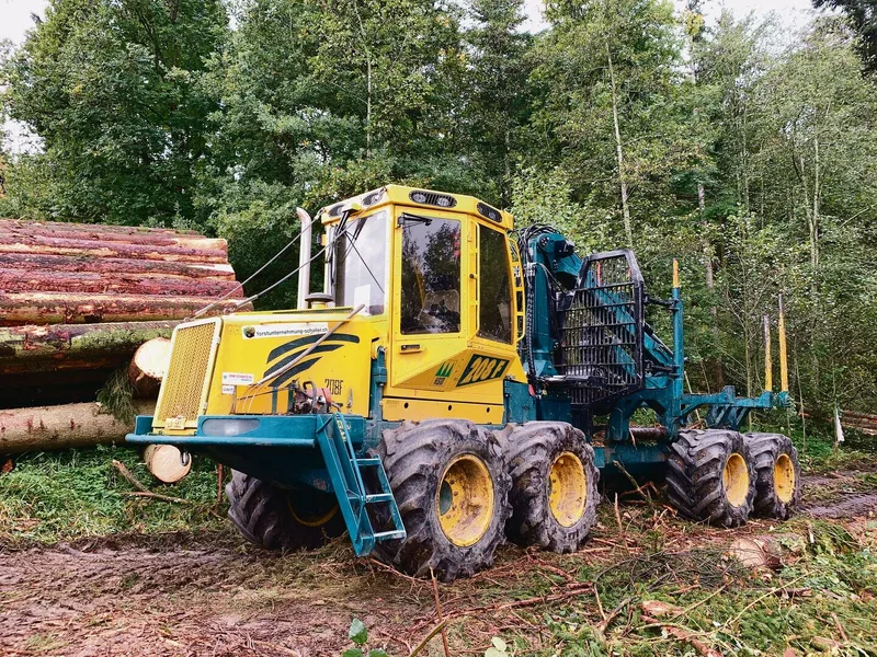 Der Forwarder HSM 208F ist das ideale Rückemittel für Kurzholz-Sortimente in Durchforstungen.