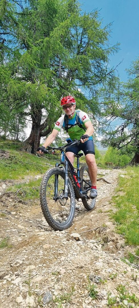 Das Mountainbiken ist für Peppino Beffa ein wichtiger Ausgleich zum Politikalltag.