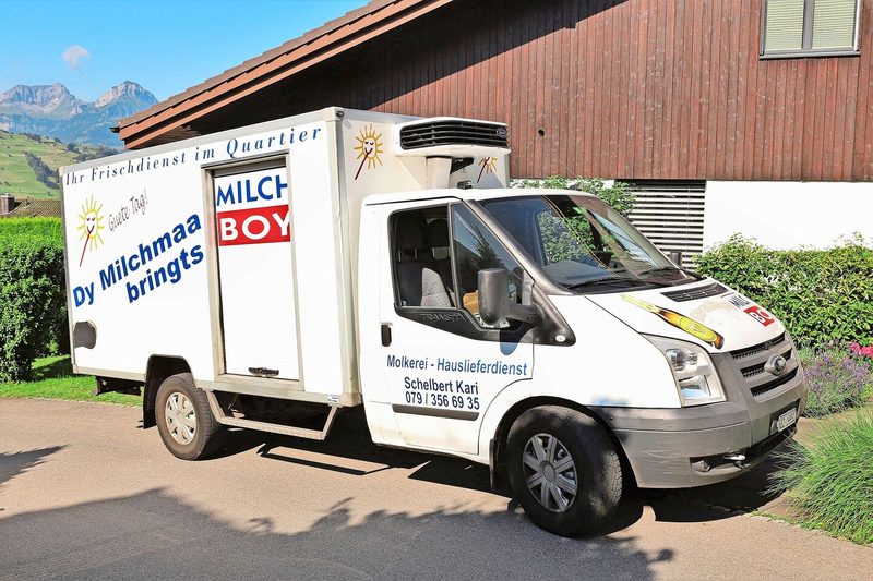 Trotz nur kurzen Strecken von Kunde zu Kunde kommt der Lieferwagen von Kari Schelbert jährlich auf rund 10 000 km.