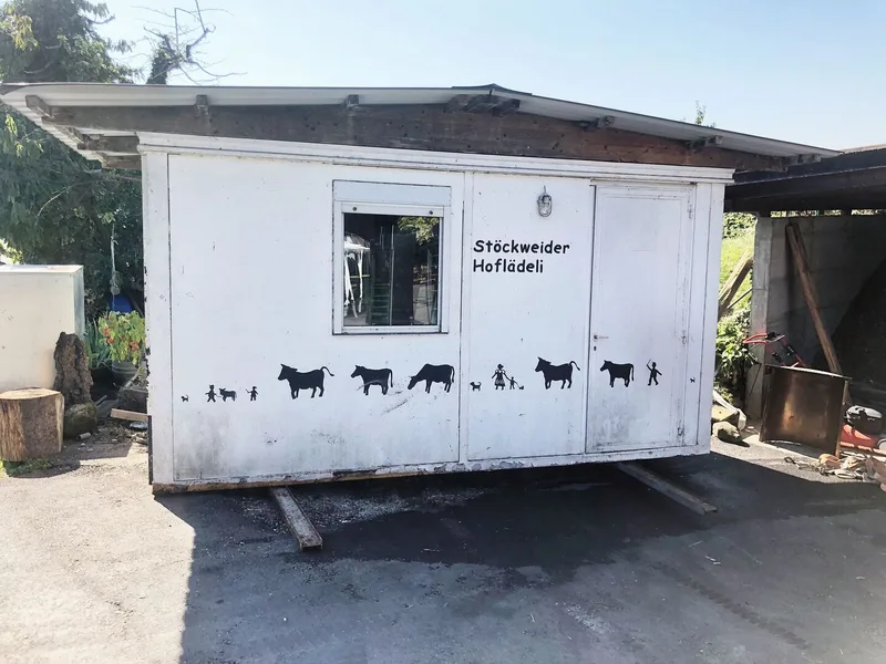 Der Baucontainer diente bis 2018 als erster Hofladen.