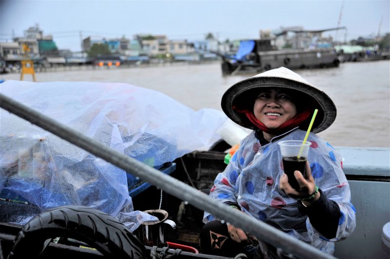 Land unter im Mekong-Delta