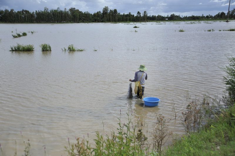 Land unter im Mekong-Delta