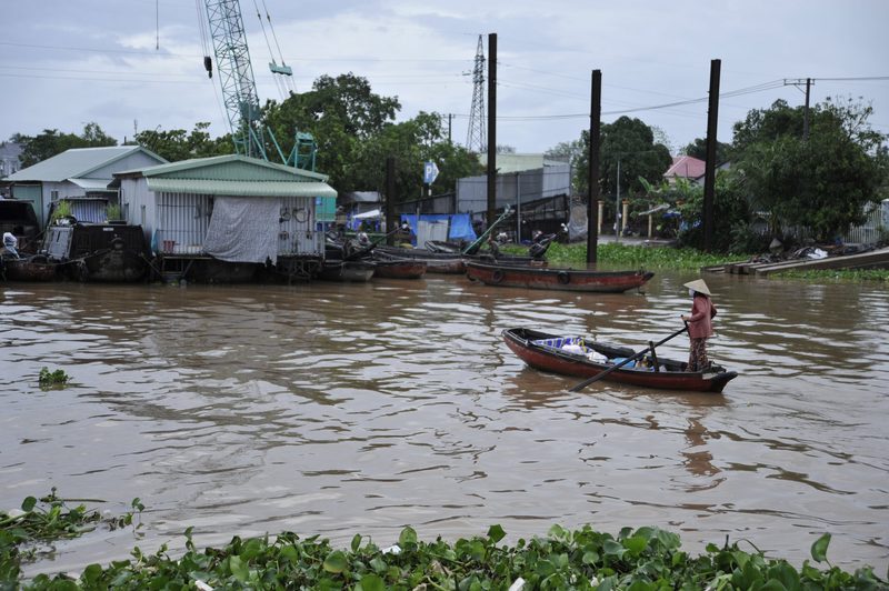 Land unter im Mekong-Delta