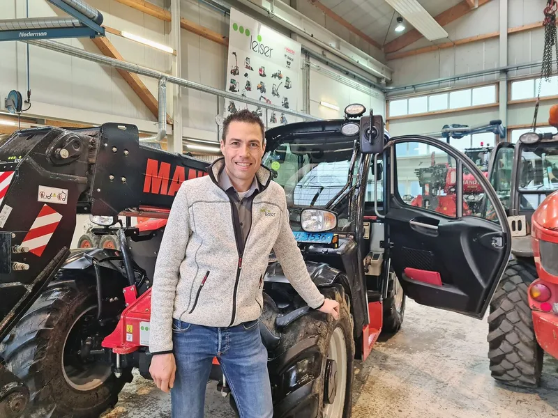 Matthias Anliker von der A. Leiser Maschinen und Fahrzeuge AG in Reiden LU bietet Verkaufsmodelle mit fixen Fahrzeugkosten während der Nutzungsdauer an.