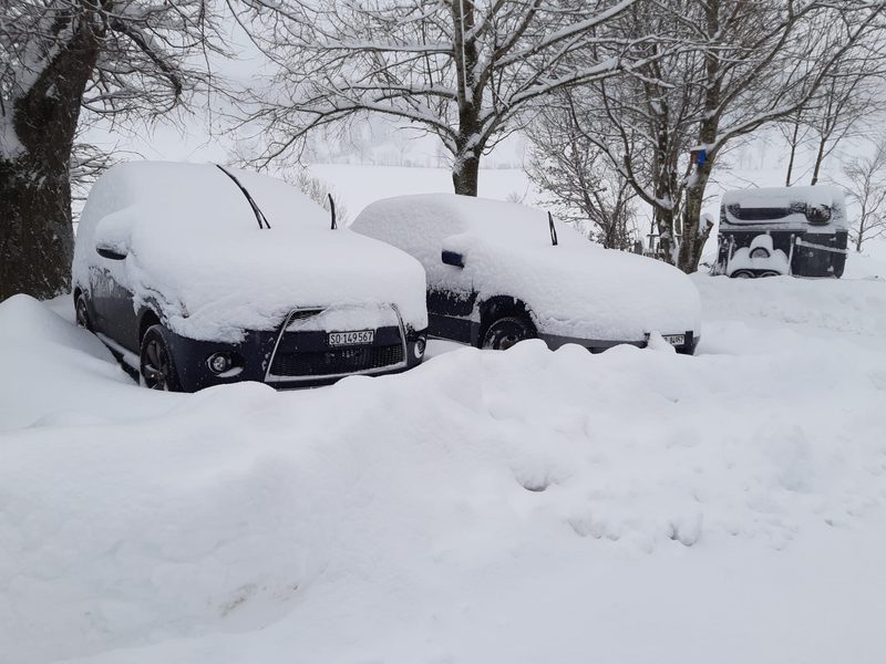 Wenn es draussen stürmt und die Erde bebt, wird ein Schneemann geboren