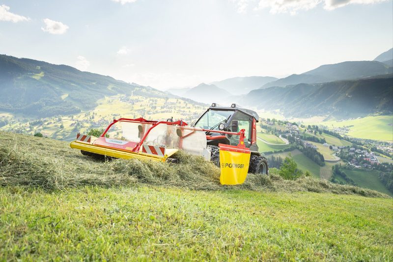 Pöttinger stellt neue Maschinen für die Berglandwirtschaft vor