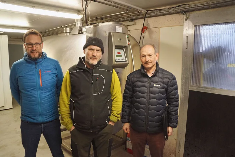 v.l.: Pascal Schneider, Simon Schmutz und Thomas Keel