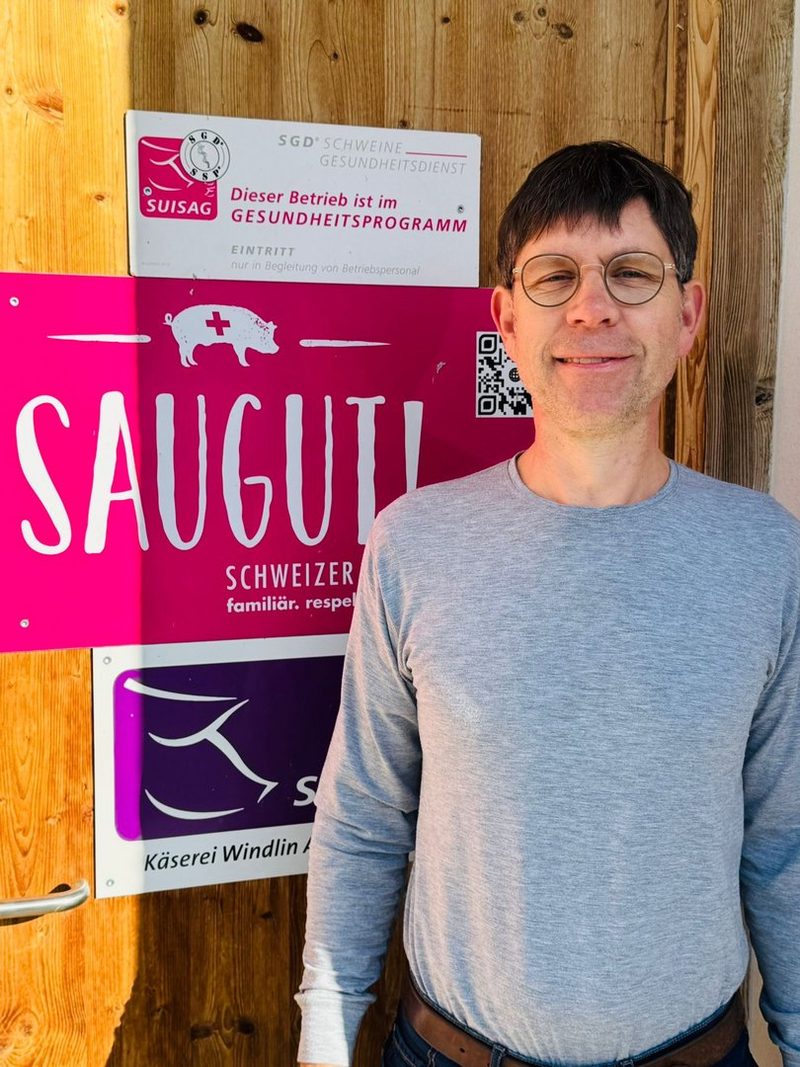 «Produktion kann nicht mehr über den Preis geregelt werden», sagt Marktpräsident Noldi Windlin zum Schweinemarkt