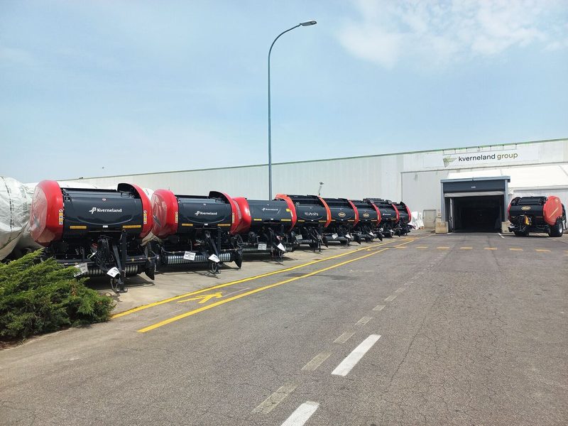 Rundballenpressen-Fabrik bei Kverneland-Group