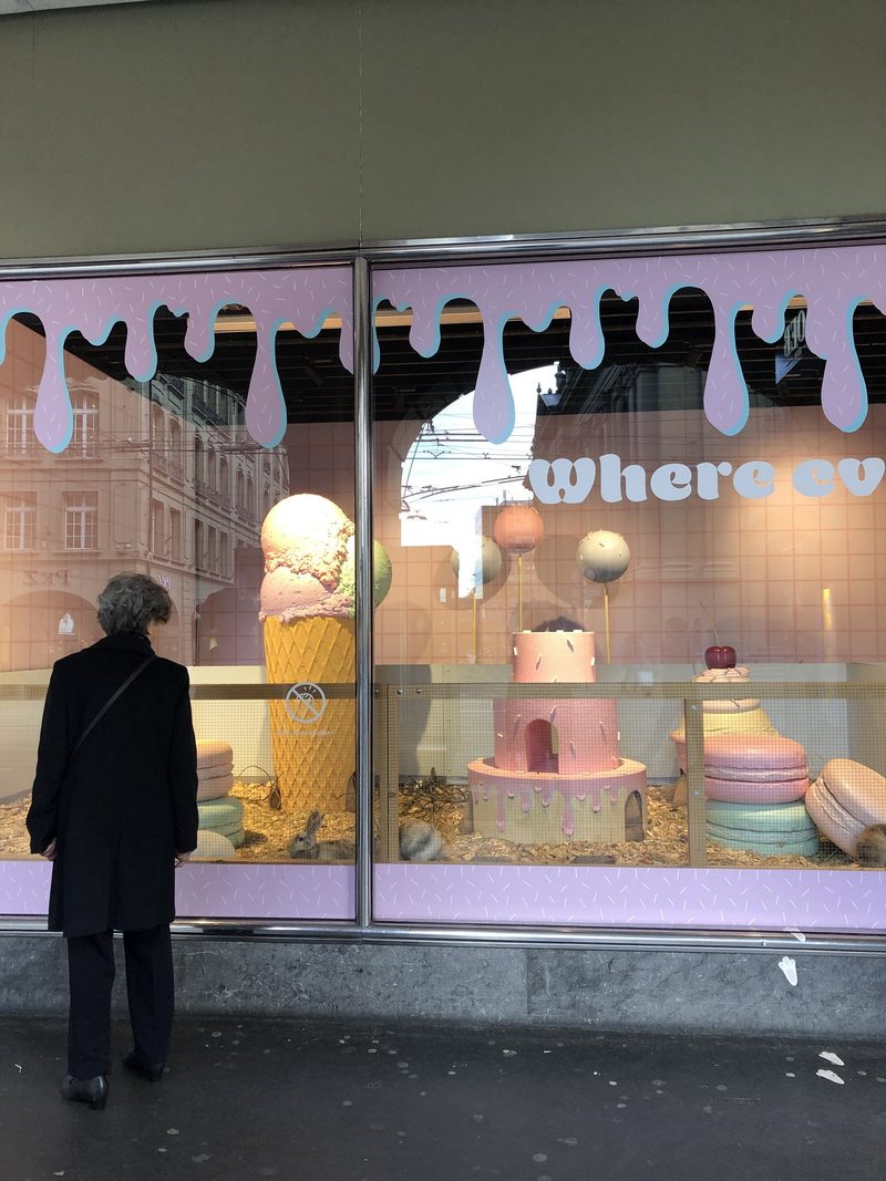 Gibt es nächstes Jahr keine lebenden Osterhasen im Loeb-Schaufenster?