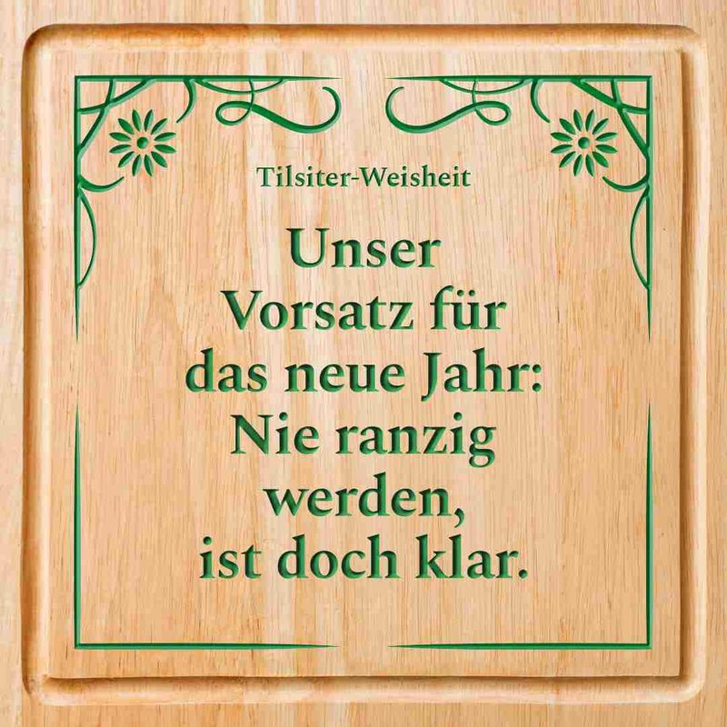 Tilsiter rät Politiker(innen) den Mund doch besser mit Käse voll zu nehmen