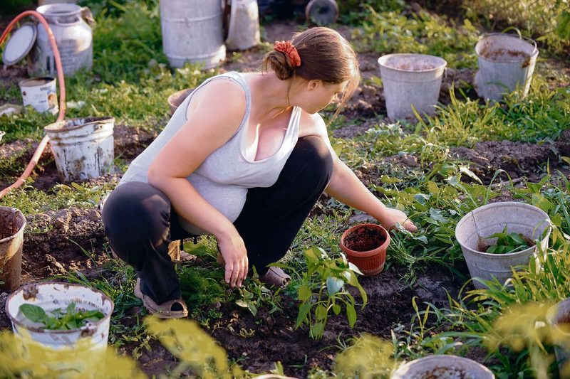 Gartenarbeit ist entspannend und macht auch während der Schwangerschaft Spass: Eine gewisse Schonung ist trotzdem angebracht.