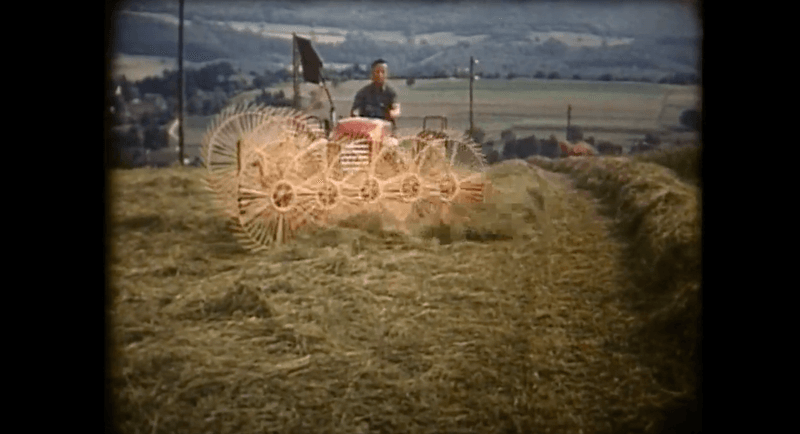 So wurde mit einem Bucher Traktor 1956 die Arbeit erleichtert