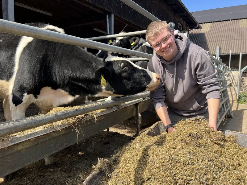 Sandro Schneider aus dem Aargau: «Naomi ist mein Liebling auf dem Betrieb»