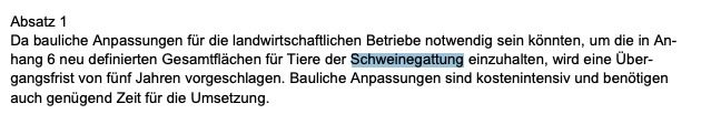 Mehr Platz im Stall – Für viele Produzenten wäre es das Ende