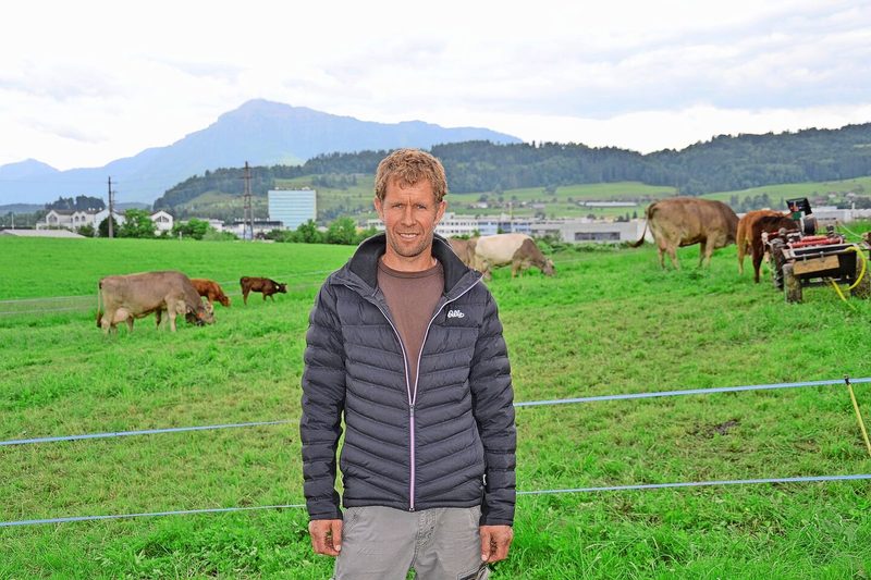 Ueli Dönni entwurmt seine Mutterkühe kaum mehr chemisch.