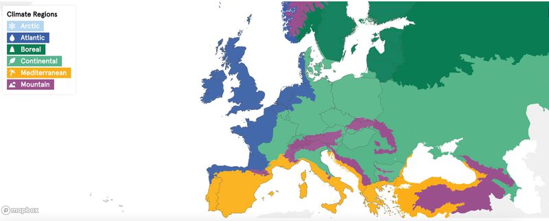 Interaktive Karte als europaweiter Saisonkalender für Obst und Gemüse