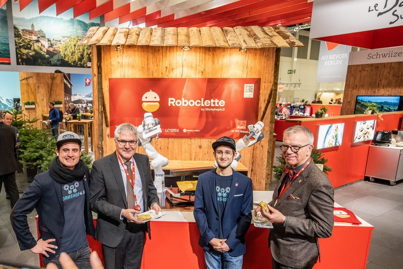 Die Schweiz präsentiert an der Grünen Woche den «Cheebab» und den «Roboclette»
