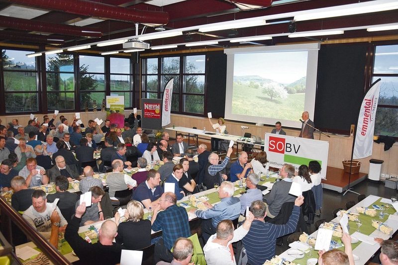 Grosses Interesse an der DV: Der Saal am Wallierhof in Riedholz war bis auf den letzten Platz besetzt.