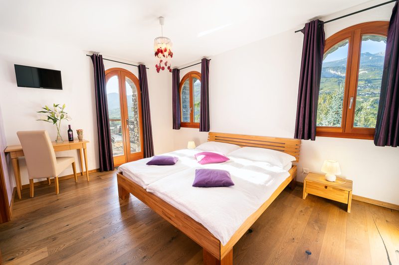 Castel de Daval in Sierre: Schlafen im Märchenschloss