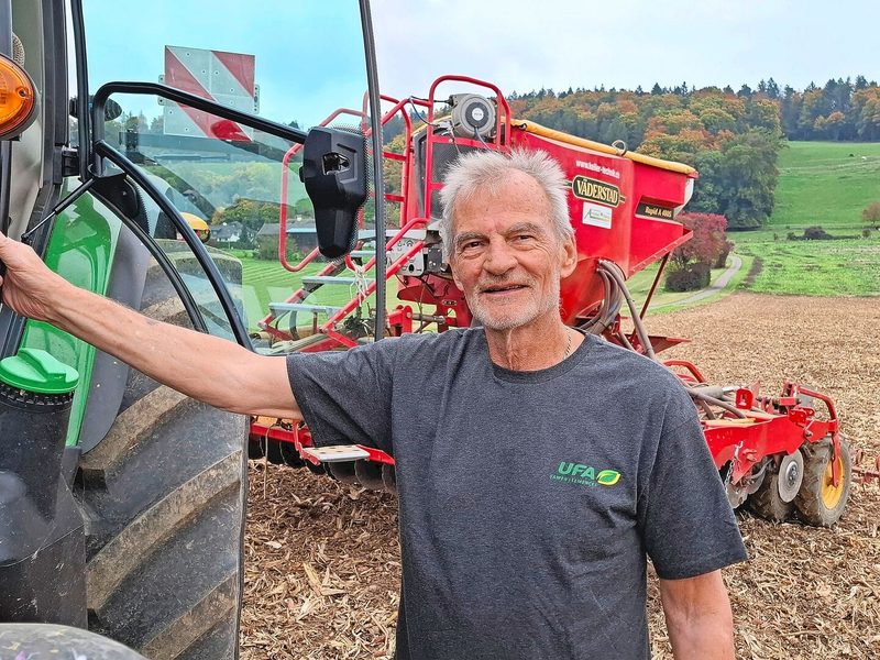 Andreas Wyssbrod nutzt bei grösseren Parzellen die Wendeautomatik.