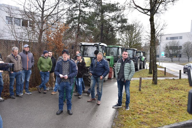 Bauern protestieren in Bern vor Mondelez-Sitz – Die Butterimporte sorgen für rote Köpfe