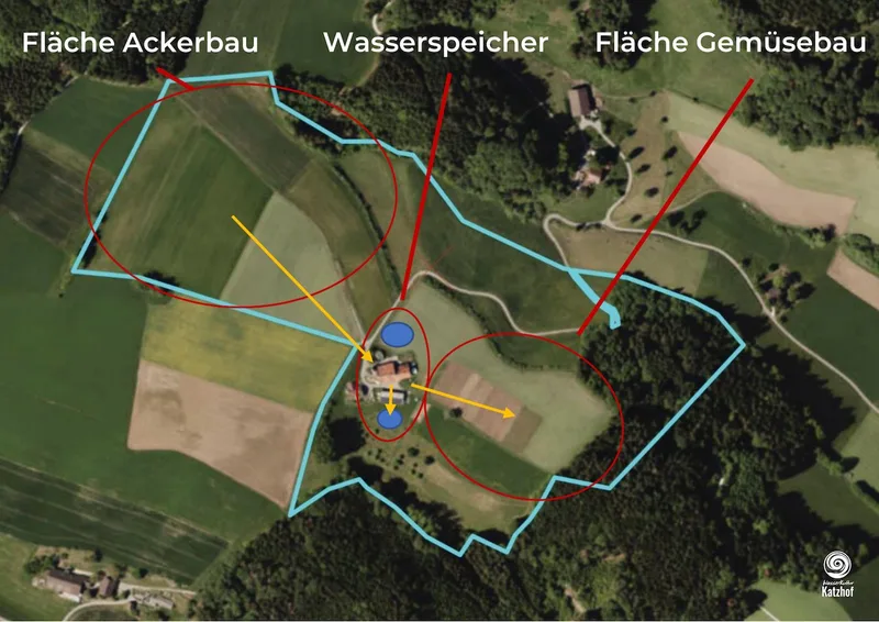 Wie Markus Schwegler Regenwasser auf seinem Betrieb versickern lässt und lenkt
