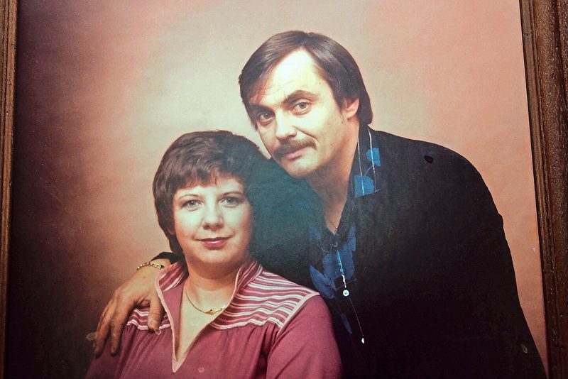 Benildis und ihr geliebter Mann Roland. Mit diesem Verlobungsfoto von 1981 feierte sie im vergangenen Jahr den Valentinstag.