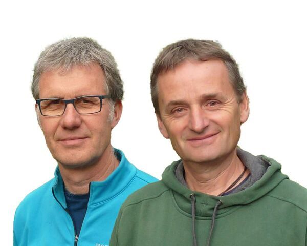 Stefan Moser (l.) und Rüedu Schüpbach.