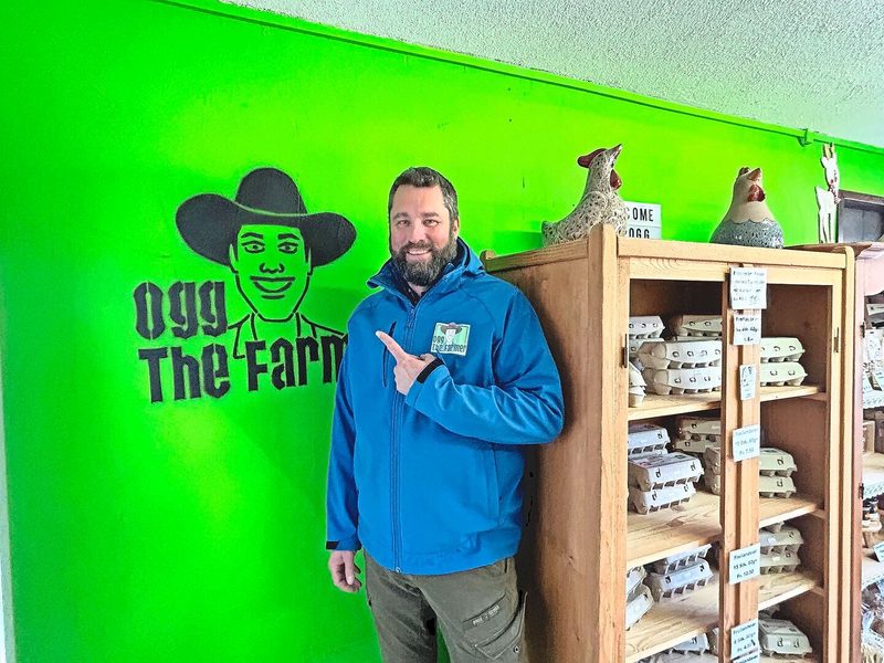 Das Logo «Ogg. The Farmer» erinnert an «Bob der Baumeister». Für Meisterlandwirt Philip Ogg stimmt es. Er baut kontinuierlich seine Direktvermarktung aus.