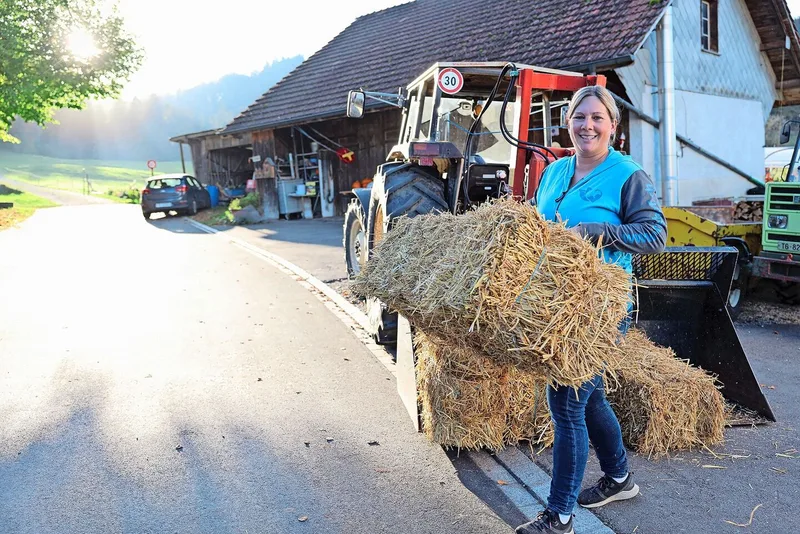 Andrea Weber ist die zweite Betriebsleiterin auf dem Iltishof.