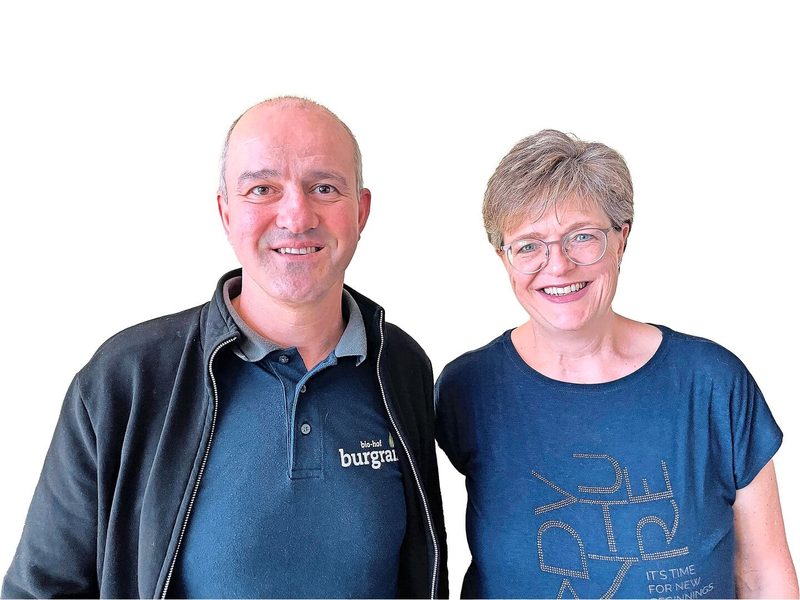 Umstellung hat sich gelohnt: Andreas und Bettina Nussbaumer, das Pächterpaar vom Burgrain.