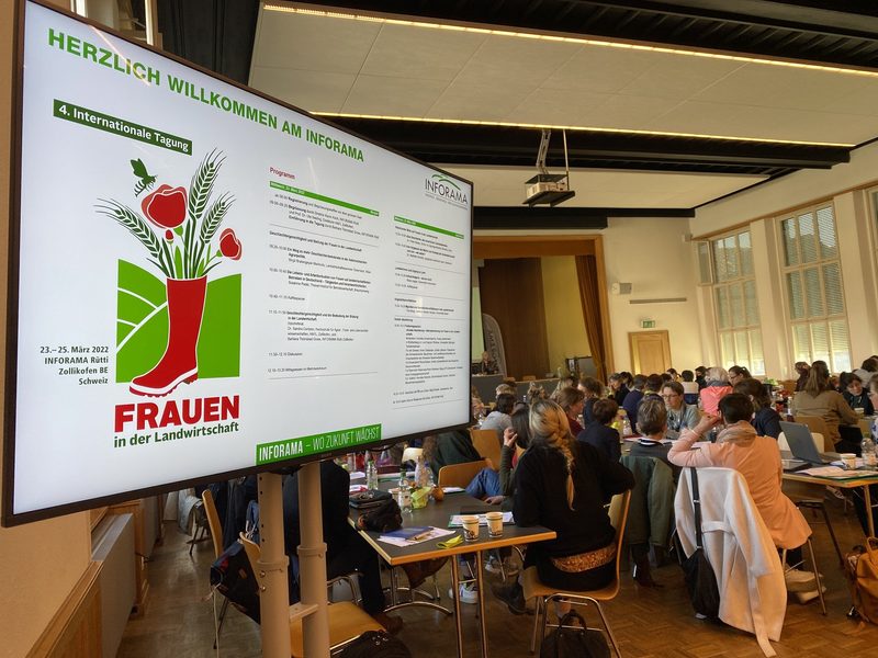 Frauen: Am Forum «Frauen in der Landwirtschaft» sind sie für einmal in der Überzahl